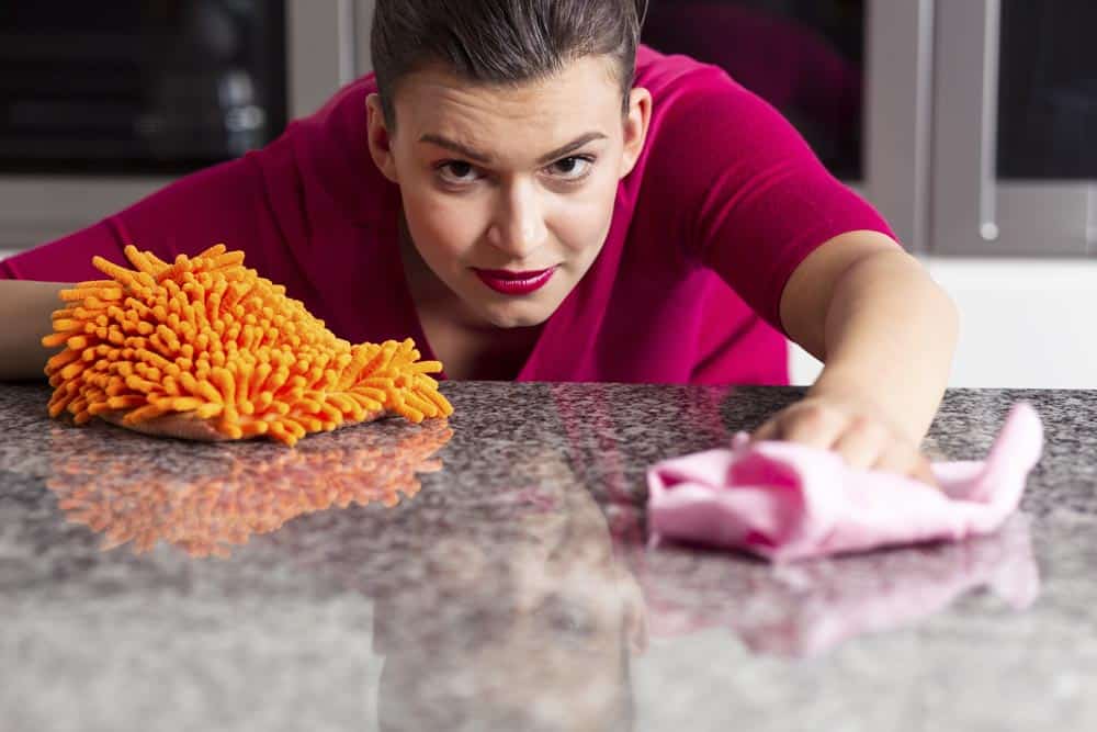 how to clean granite countertops
