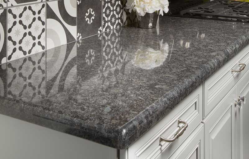 steel gray granite kitchen counters