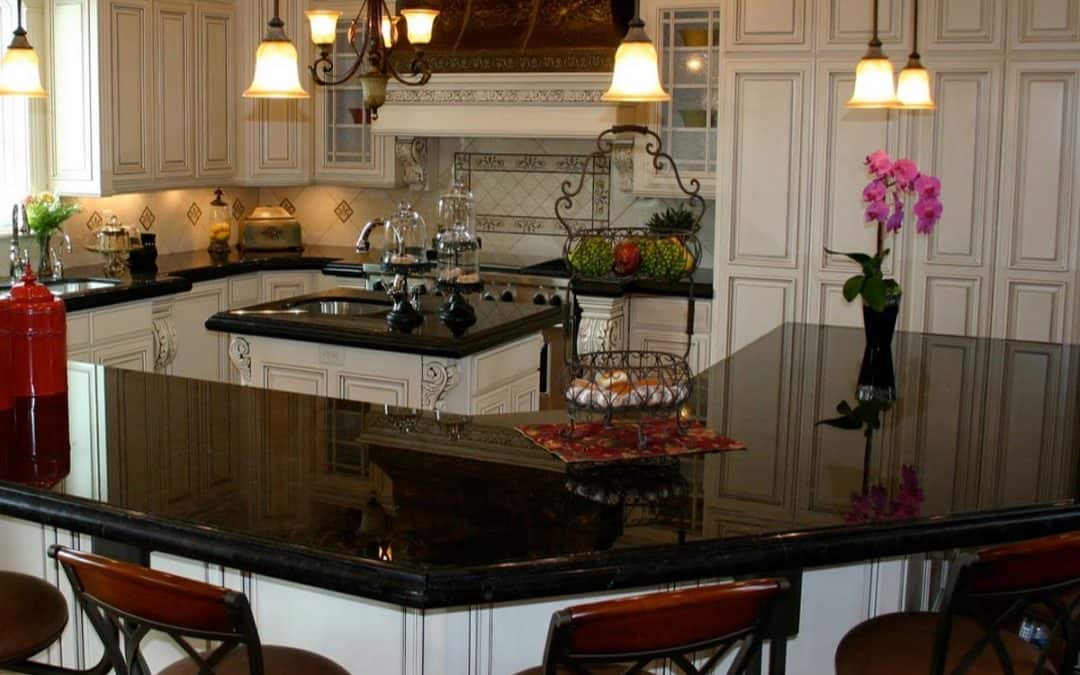 absolute black granite countertop