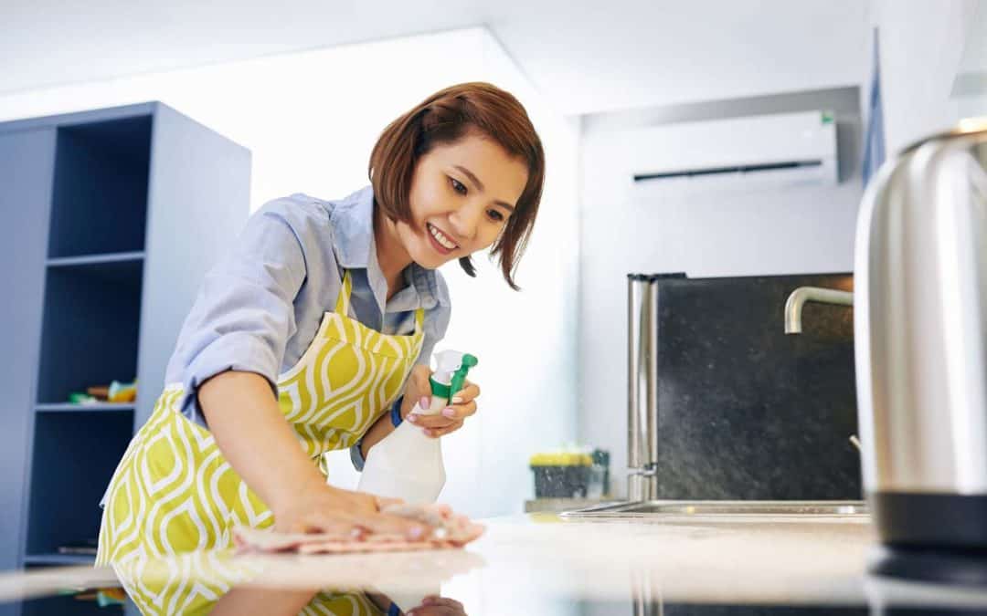 how to disinfect quartz countertops